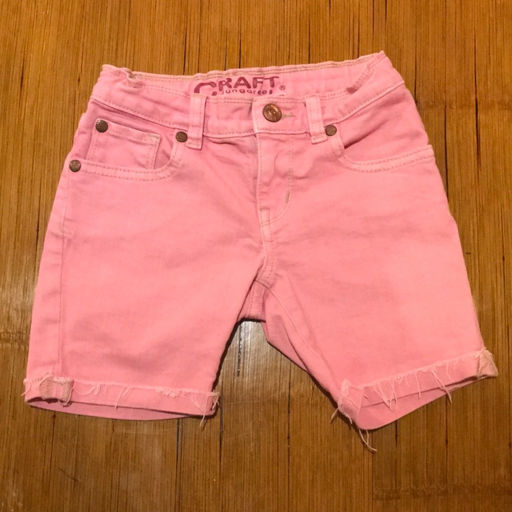 Pink Denim Shorts